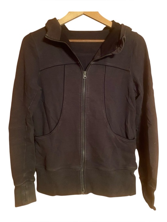 Tops - Fitted Gray Zip Up Hoodie Women’s Size Medium